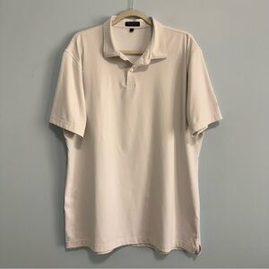 Peter Millar Crown Crafted Men’s Short Sleeve White Polo Shirt Size XL